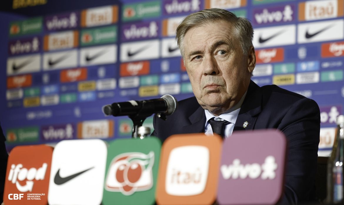 Copa: Ancelotti diz que Brasil pode vencer todos os jogos da 1ª fase